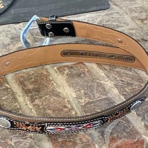Western leather Noona belt size 32